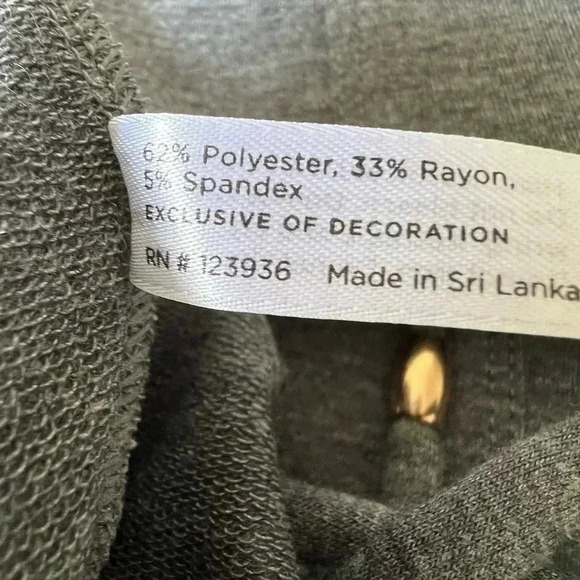 Peach dress in Charcoal grey‎ very comfy Sz Medium - Picture 9 of 12